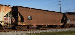 NTYX 101 X-UNK ACF 4650cf 3-gate centerflow covered hopper with 3077 environmentally hazardous substance solid n.o.s. lading on CSX Athens AL 7-51PM 09-10-2021